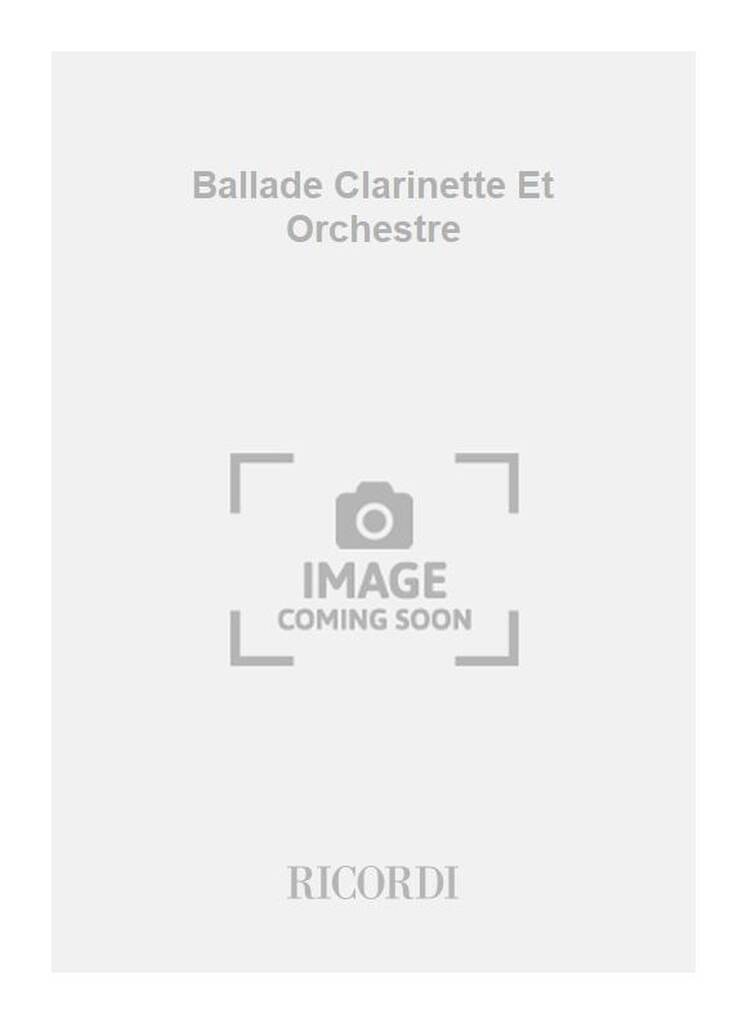 Ballade Clarinette Et Orchestre